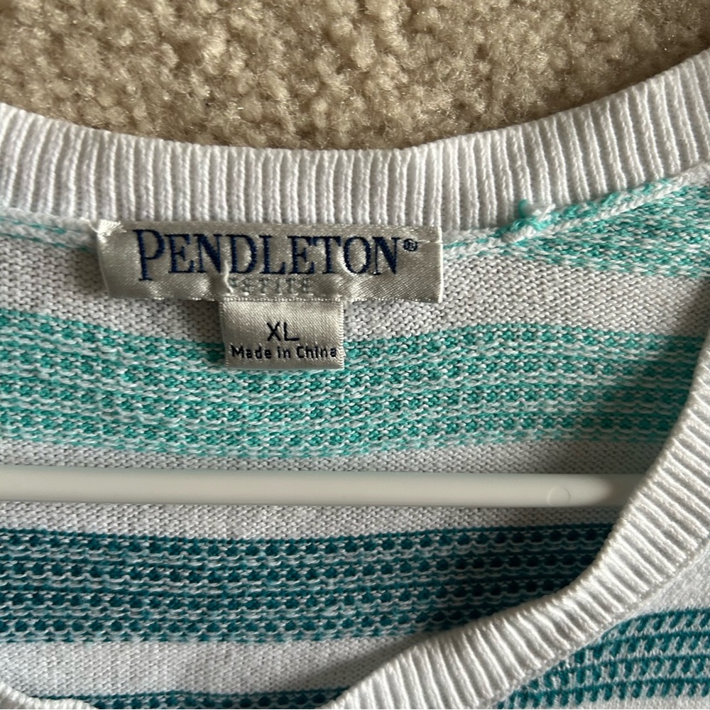 Women’s Pendleton Petite Multi Colored Striped Bu… - image 5